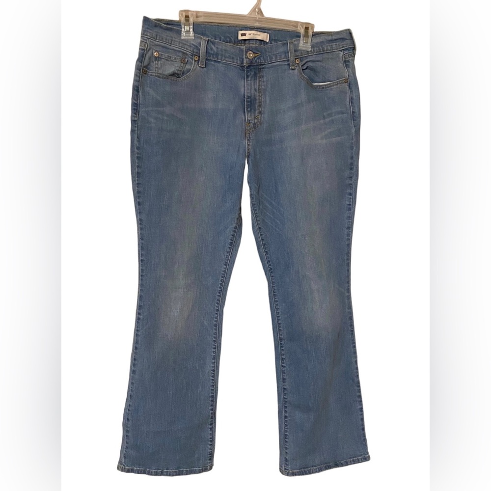 Levis 515 Bootcut Jeans Women’s 16M Blue Medium Wash Denim Stretch High Rise
